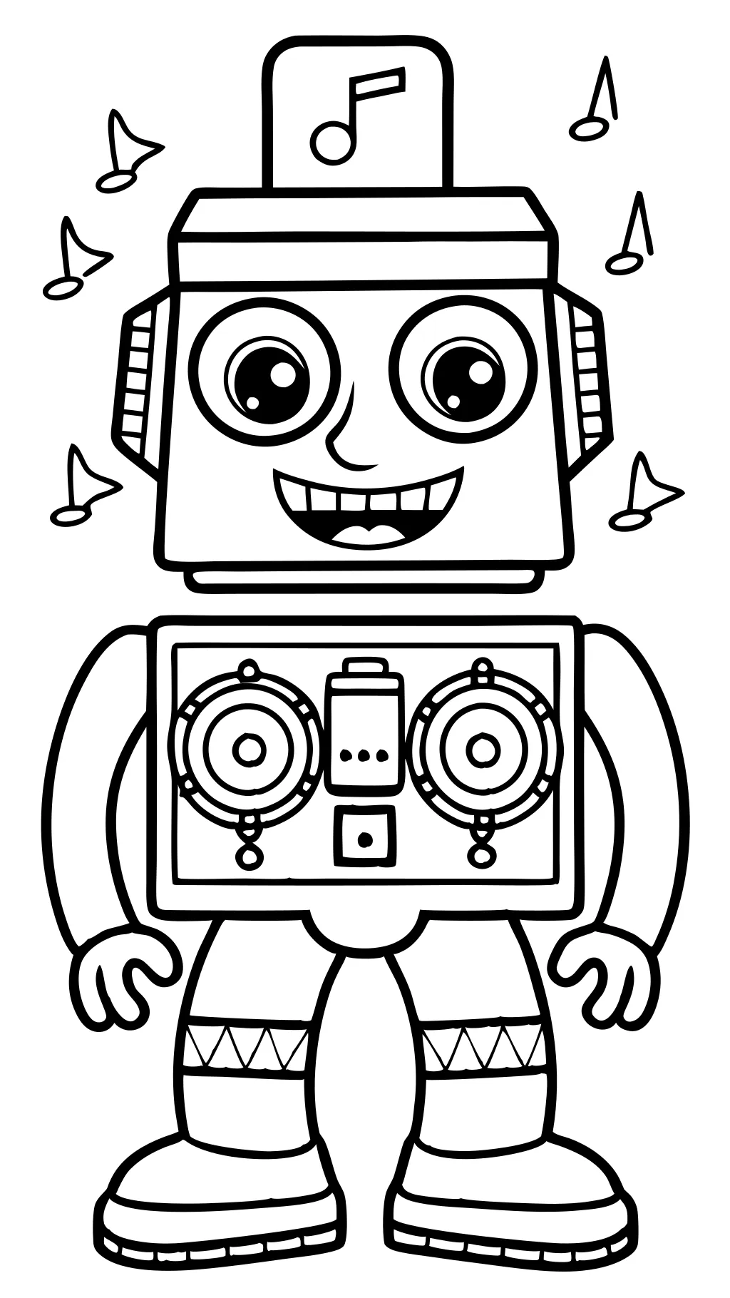 titan speaker man coloring page